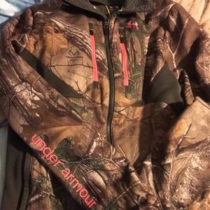 Camo under armour jacket